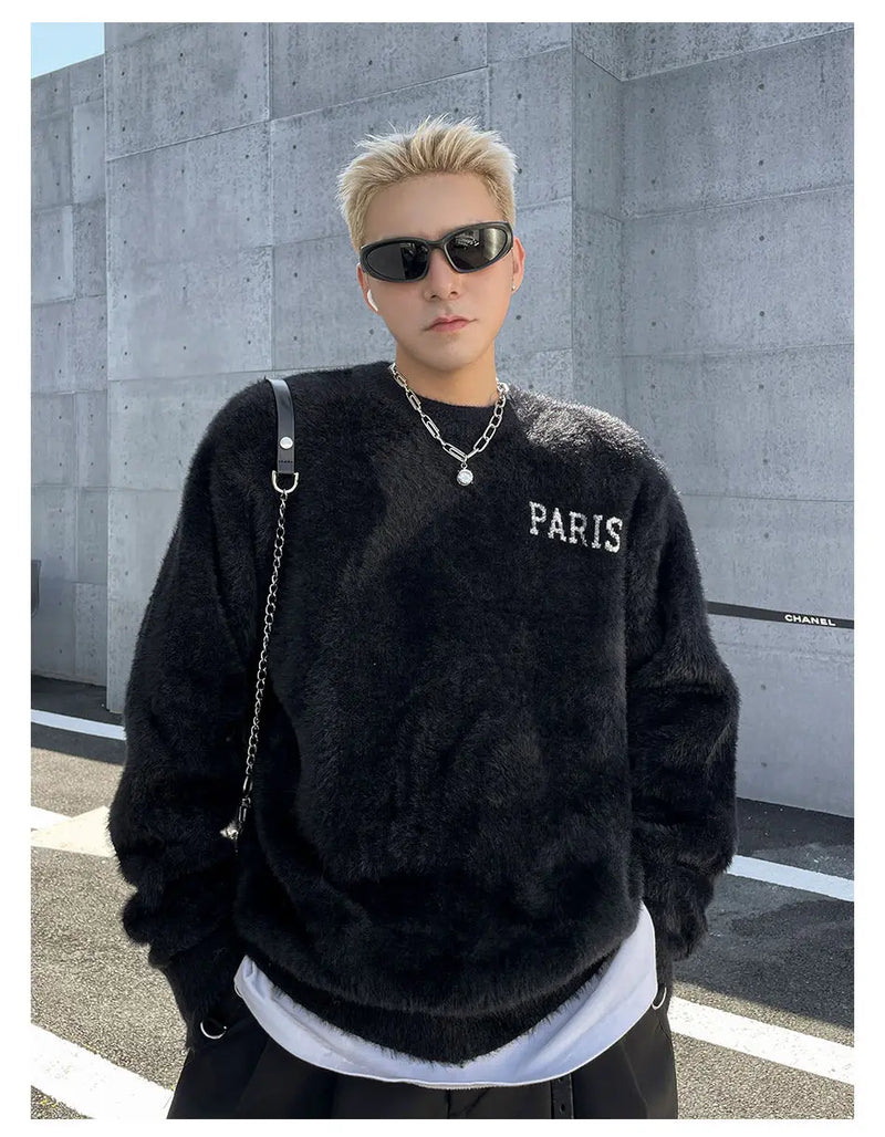 y2k fire graphic sweater, edgy streetwear for bold fashion-forward winter outfits, mens fashion layer for modern streetwear c