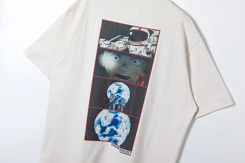 Sadcore T-Shirt – Saint T Shirt Men Woman Summer Good Quality O Neck Loose Let – Urban Streetwear for Men & Women