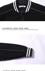 2024 New Autumn Clothing Korean Y2K Retro Letter Print Couple Baseball Uniforms Men Women Ins Loose Hip-Hop Personalized Jackets