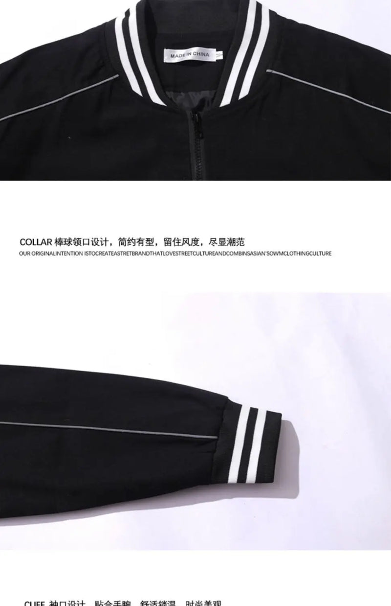 2024 New Autumn Clothing Korean Y2K Retro Letter Print Couple Baseball Uniforms Men Women Ins Loose Hip-Hop Personalized Jackets