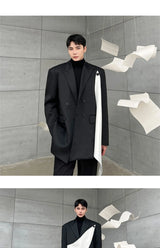 flare pants men vintage fashion casual bell bottom trousers male streetwear net celebrity long pants stage costume unique default style 2783