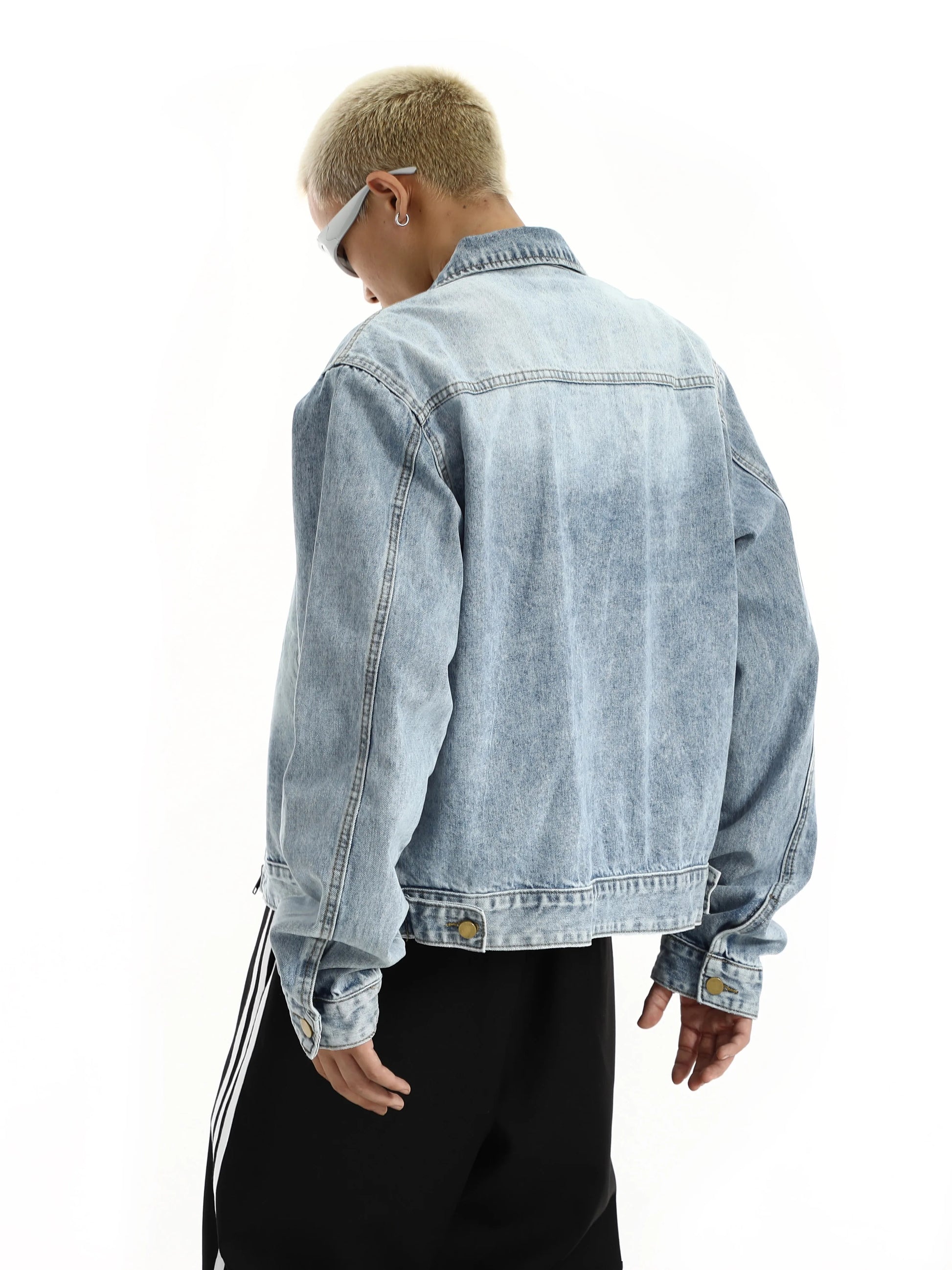 wide shoulder harajuku denim jacket coat mens fashion hip hop distressed washed jeans outerwear casual streetwear jackets nan - variant style dda1f7 for streetwear fashion