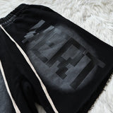 New 2023 Novelty High Men Vertabrae Comfortable Tie-dyed Skateboard Street Cotton Casual Shorts Kanye Hip-hop Parkour #183