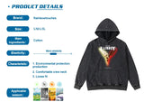 Rainbowtouches 2022 Hoodies Men High Street Fashion Old Washing Demon