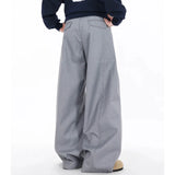 men women american streetwear fashion loose casual vibe hip hop cleanfit wide leg suit pant boyfriend harem pants trousers clean everyday pants