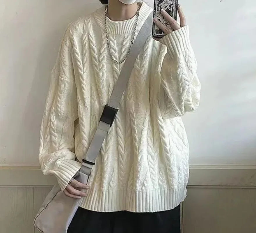 unisex flame knitwear, statement piece, trendy streetwear apparel for men and women