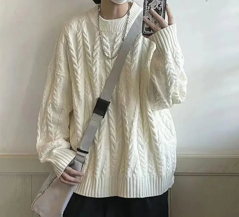 unisex flame knitwear, statement piece, trendy streetwear apparel for men and women