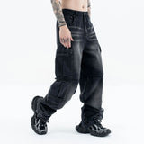 The new autumn and winter jeans are on backwards
