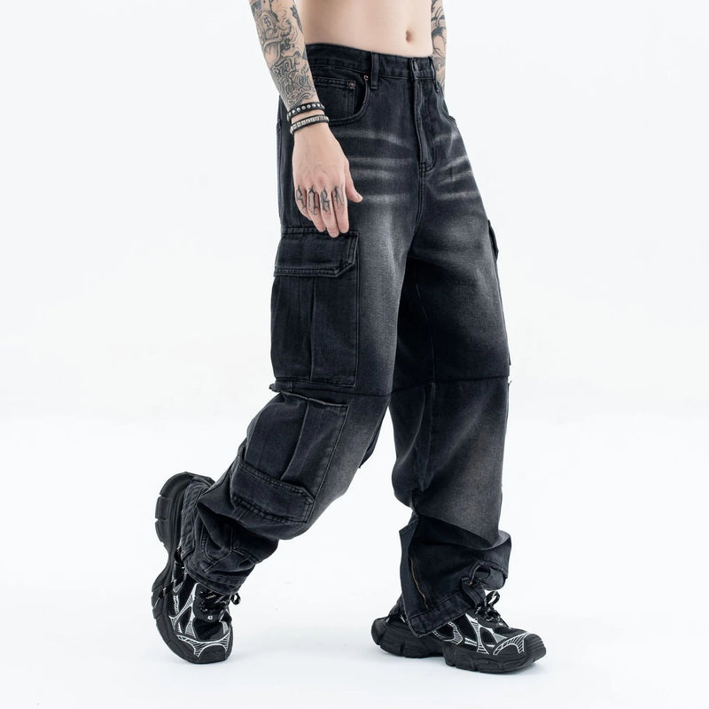 The new autumn and winter jeans are on backwards