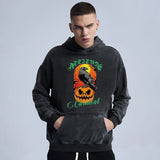 Glitchcore Fashion – Rainbowtouches Washed Hoodie Mens Vintage High Street – Streetwear Fashion for Men & Women