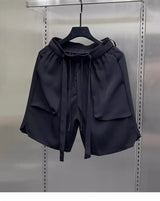 Multi-pockets Cargo Shorts Fashion Brand Straight Loose Casual Cargo Shorts 2024 Summer Men New Shorts American Shorts