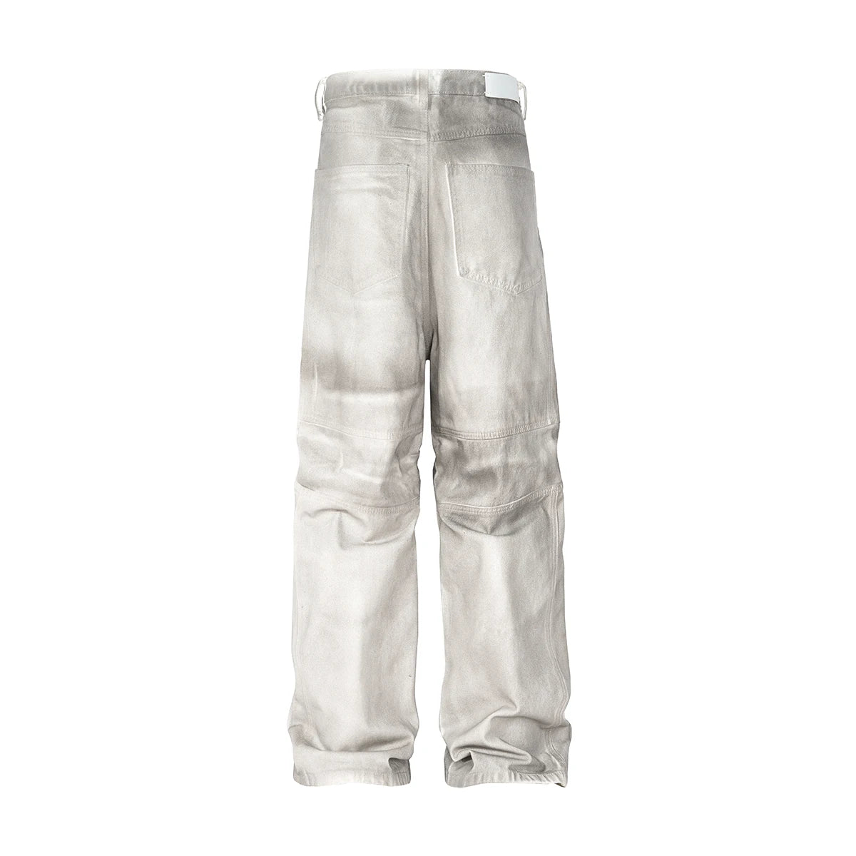 european and american high street washed distressed wide leg jeans pants y2k hip hop splashing ink pleated beggar jeans vintage unique jeans style 1365