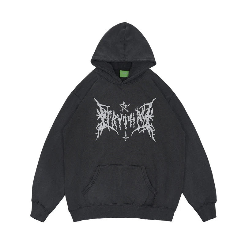 glitchcore crying character featuring rainbowtouches washed hoodies 2022 men fashion high street graphic vintage hip hop women hoodie street unisex superior quality