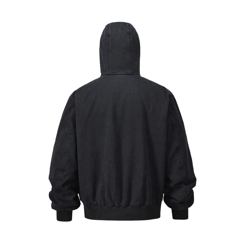 graphic outerwear featuring new 2023 luxury men old washing multi workwear bomber coats jackets down coats hoody cotton warm winter thicken 489 design – premium quality jacket for men