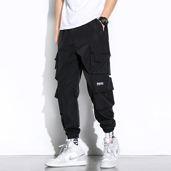 streetwear mens hip hop jogging pants casual men trousers big size loose sweatpants male 2023 new multi pocket harem pants 5xl casual joggers