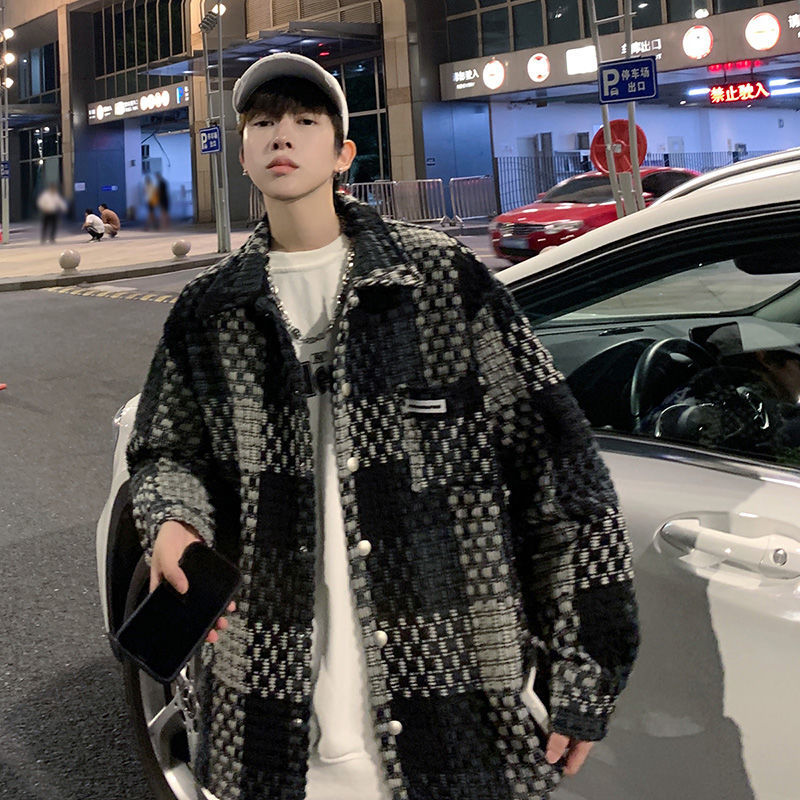 grunge winter jacket, layered citywear - oversized graphic apparel for edgy looks