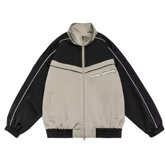 minimalist streetwear jacket, bold fashion piece, aesthetic