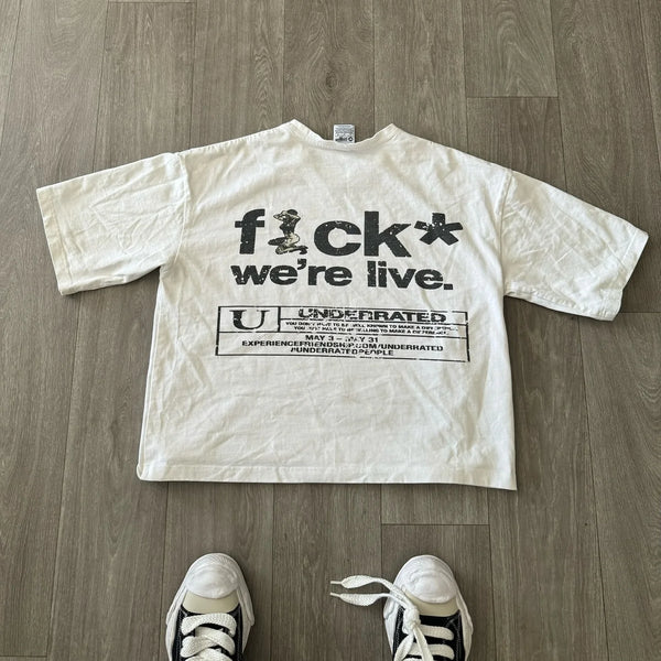 Y2K Trapcore T-Shirt – Money Bag Flame Print Urban Style