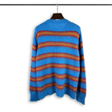 techwear flame knit sweater with structured oversized fit, ideal for cold streetwear layers, men’s streetwear clothing piece 