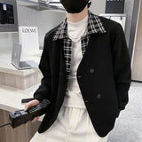 2023 Autumn New Light Luxury Fashion Comfortable Jacket Men Jacket Casual Top Boutique Clothing Simple Style ClothesforTeenagers