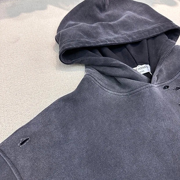 Thrasher-style hoodie with vintage extreme sports vibes