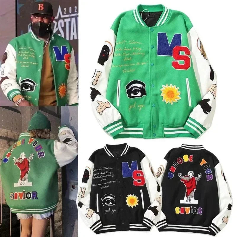 '- unisex style premium material quality graphic solid-color-embroidered-letter-jacket-baseball-uniform-couple-wear-harajuku-style-casual-loose-high-street-y2k-patchwork-jacket adb201 print streetwear casual style hip fit image urban high oversized hop fashion wear essential design everyday streetwear design ID 840c5
