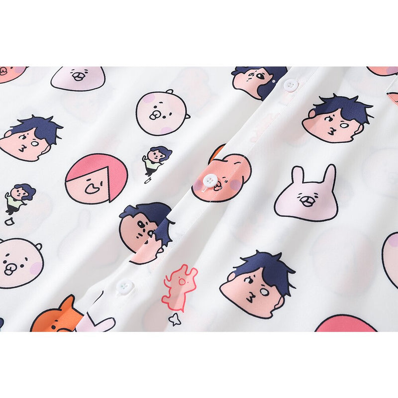 "Funny Face" Unisex Men Women Streetwear Graphic Shirt Daulet Apparel
