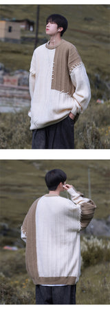 oversized flame jumper, 2025 fashion trend, fire knit jumper in oversized streetwear fashion