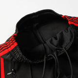new pattern embroidery pants men woman 1 1 good quality side edge weaving stripe loose casual joggers sweatpants unique joggers style 4884