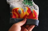 skull graffiti printed ripped denim jeans hip hop distressed biker jeans fashion streetwear slim pants joggers y2k men s jeans unique joggers style 300