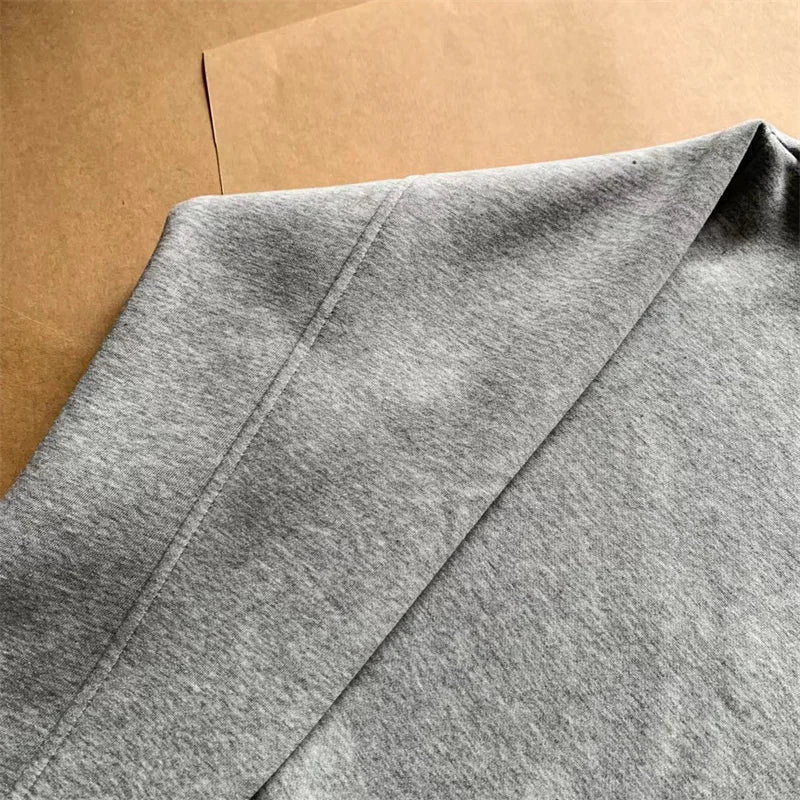 2024 New Half Zipper Design Sweatshirts For Men Autumn Y2K Vintage Stand Collar Pullover Hoodies Korean Fashion Casual