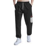rainbowtouches new mens sports cargo pants loose fittness trousers drawstring hip hop casual fashion harajuku men pants utility cargo pants