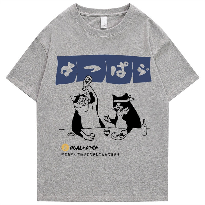 Anime‑inspired oversized t-shirt with Japanese street fashion cues, bold graphic art and clean finish, ideal for urban layering and statement street style.