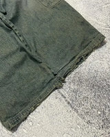 American Classic Letter Pattern High Waist Washed Jeans Women's Y2K High Street Harajuku Loose Button Punk Casual Overalls Men's