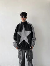 double-layer urban hoodie, modern streetwear, for men, fall streetwear outfit, oversized style, layered fashion, modern aesthetic