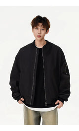 grunge winter jacket, layered citywear - oversized graphic apparel for edgy looks