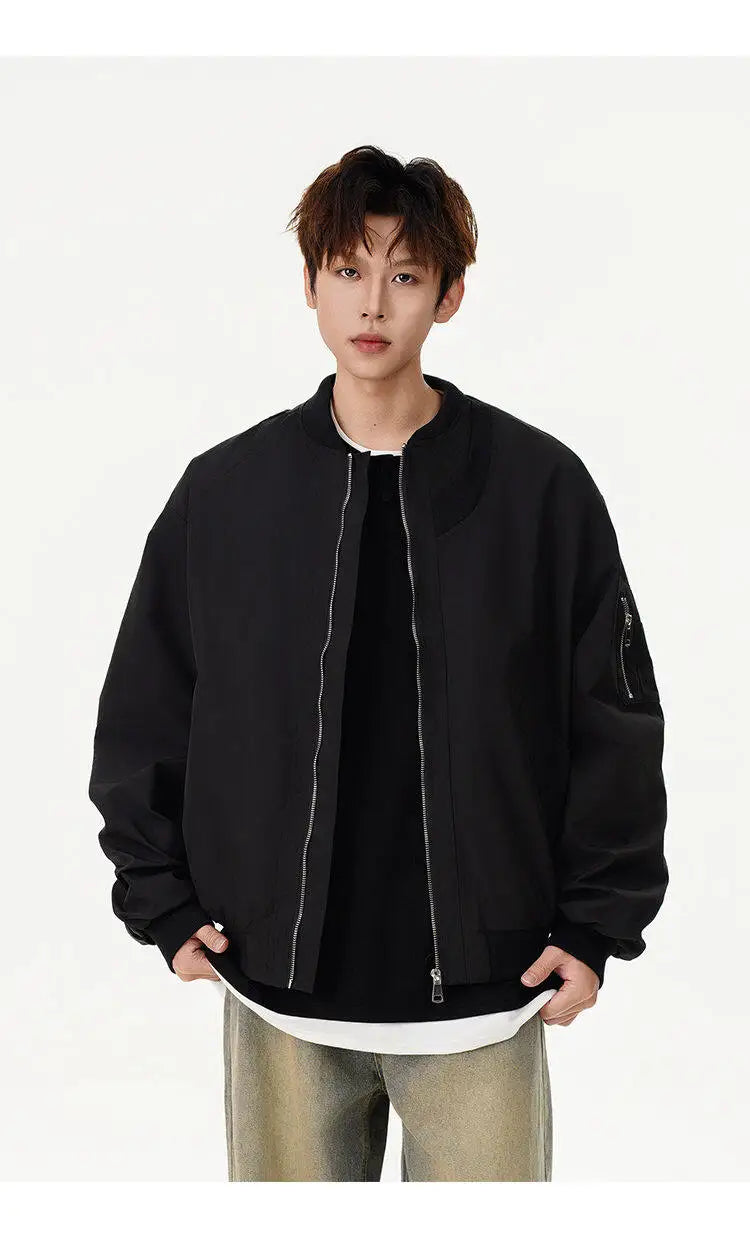 grunge winter jacket, layered citywear - oversized graphic apparel for edgy looks