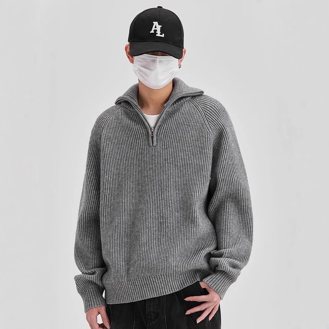 retro street knitwear, high-street look, trendy streetwear apparel for men and women
