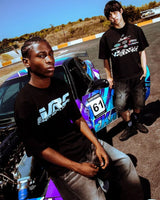 Trapwear Graphic tee – European And American New Racing Letter Printed Oversized Sh