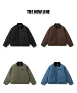 zip-up streetwear coat, 2025 outerwear trend, men's streetwear fashion, oversized urban jacket, high quality cold-weather coa