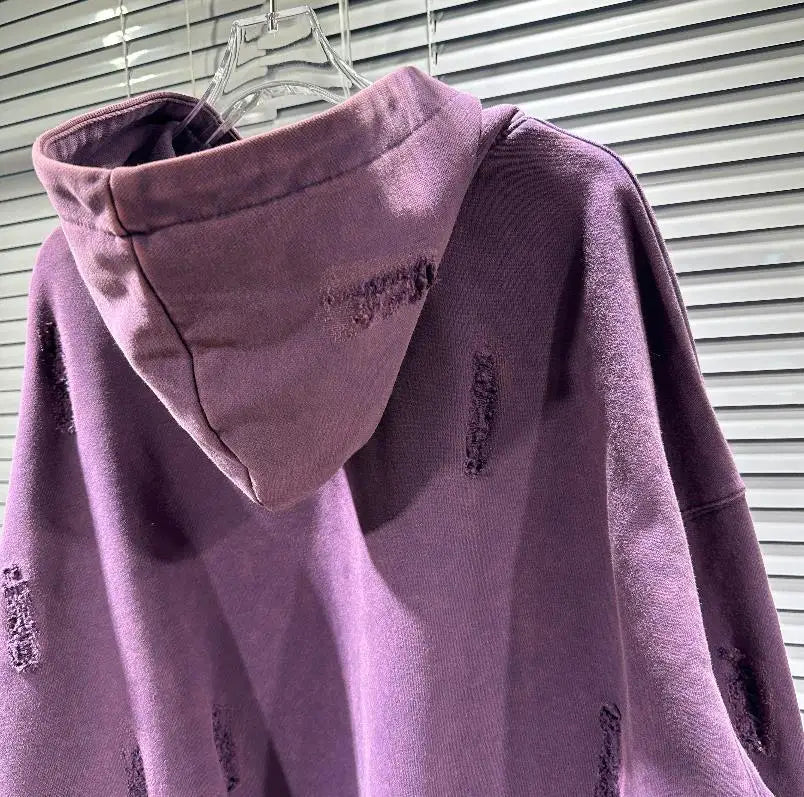 New Luxury 2023 Thug Club Washed Ripped Pullover Hoodies Hoody Hooded