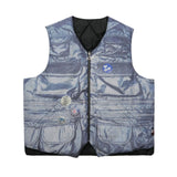 hip hop loose jacket vest unisex casual cotton padded vests mens harajuku streetwear printed sleveless warm reversible coat n - variant style a02181 for streetwear fashion
