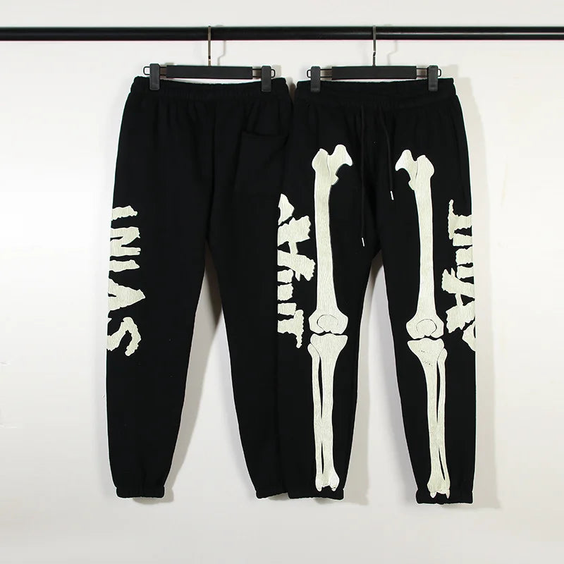 kapital bone elephant print mens american retro sports pants unique default style 4795