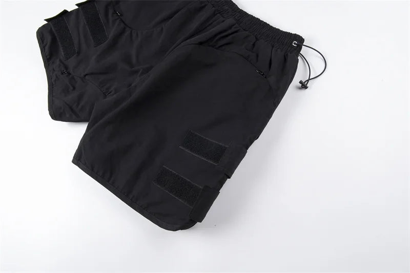 Whoisjacow High Quality 1:1 Men's Workwear hollowed out layered functional sports shorts