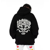 Mens Sweatshirt Street Style Oversize Loose Chicano Floral Feeling Com