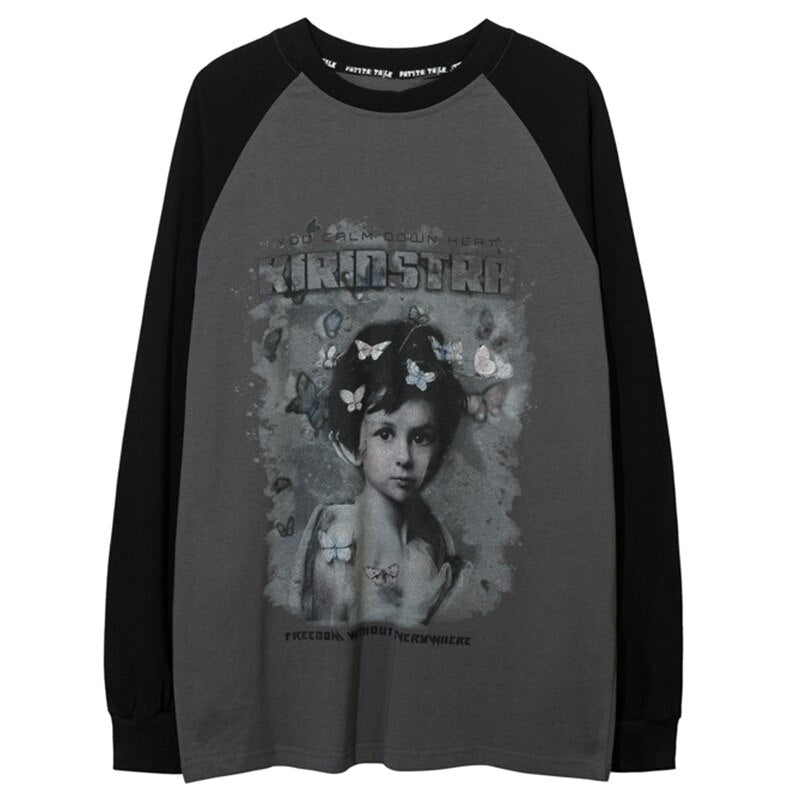 "Kickstarter" Unisex Men Women Streetwear Graphic Sweatshirt Daulet Apparel