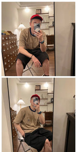 Gothic Oversized shirt – Korean Retro Summer T Shirt For Men And Women Loose Casual R