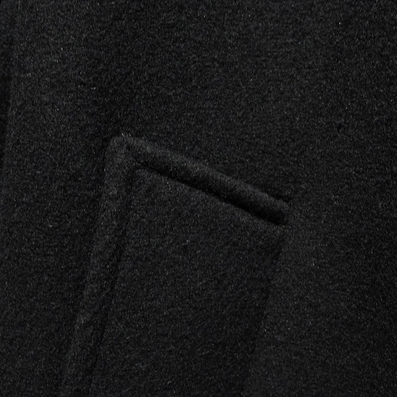 European and American men's medium and long 40% wool woolen gray suit collar woolen coat men