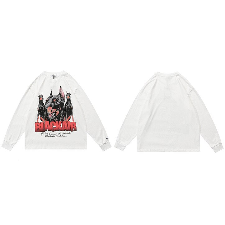 "Three Legends" Unisex Men Women Streetwear Graphic Sweatshirt Daulet Apparel