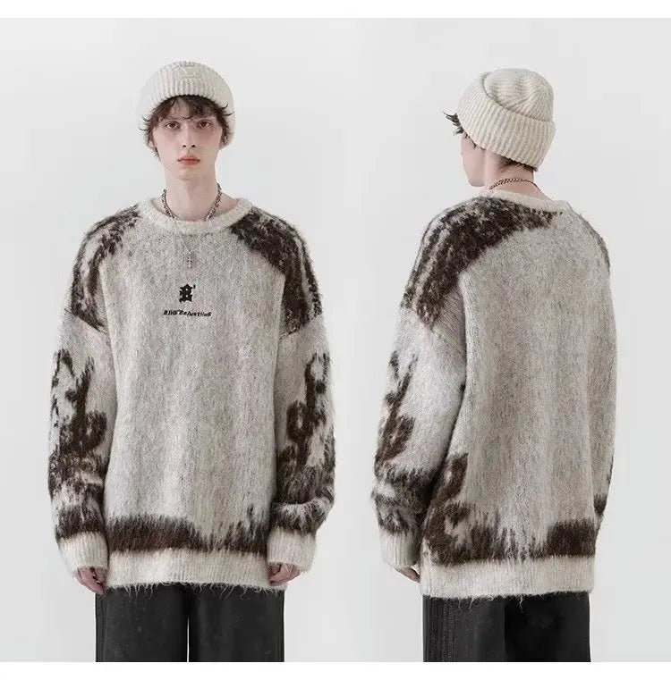 retro graphic hoodie, high-street urban outfit for cozy layering in cold seasons, mens fashion layer for modern streetwear co